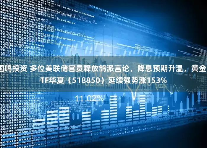 国鸣投资 多位美联储官员释放鸽派言论，降息预期升温，黄金ETF华夏（518850）延续强势涨153%
